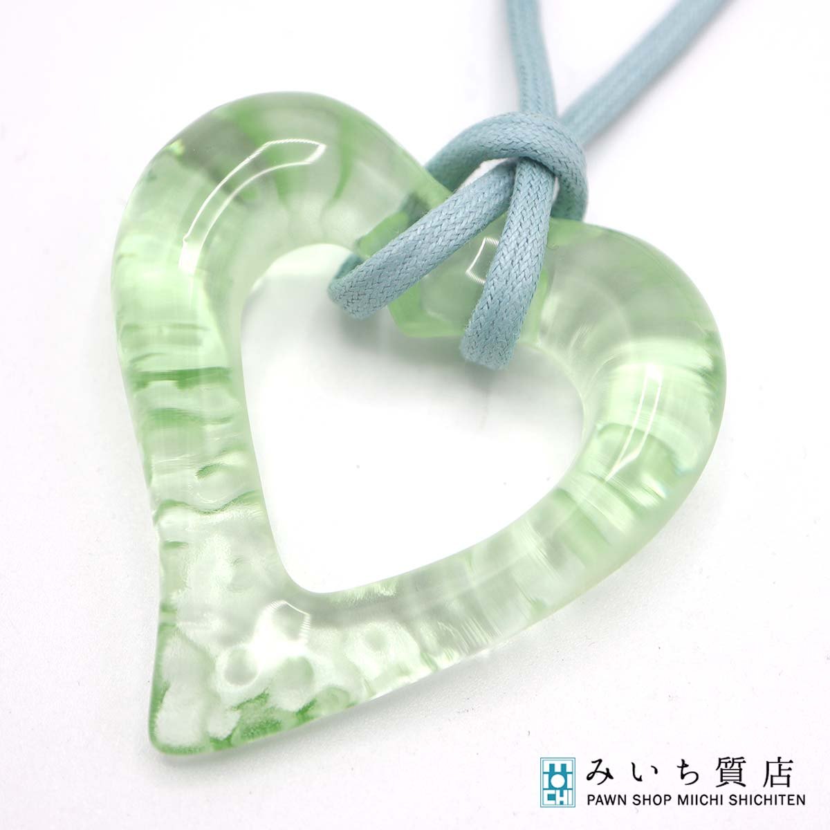 Baccarat バカラ クリスタルガラス オープンハート・サブレ ペンダント