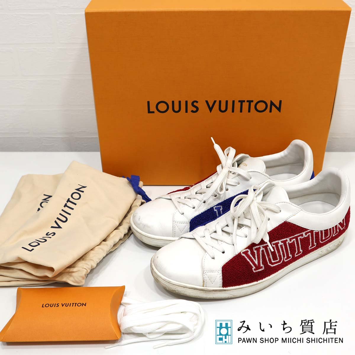 LV ルイヴィトン MS0178 ルクセンブルグ・ライン スニーカー 8 サイズ 26.5 靴 シューズ LOUIS VUITTON 23s –  みいち質店