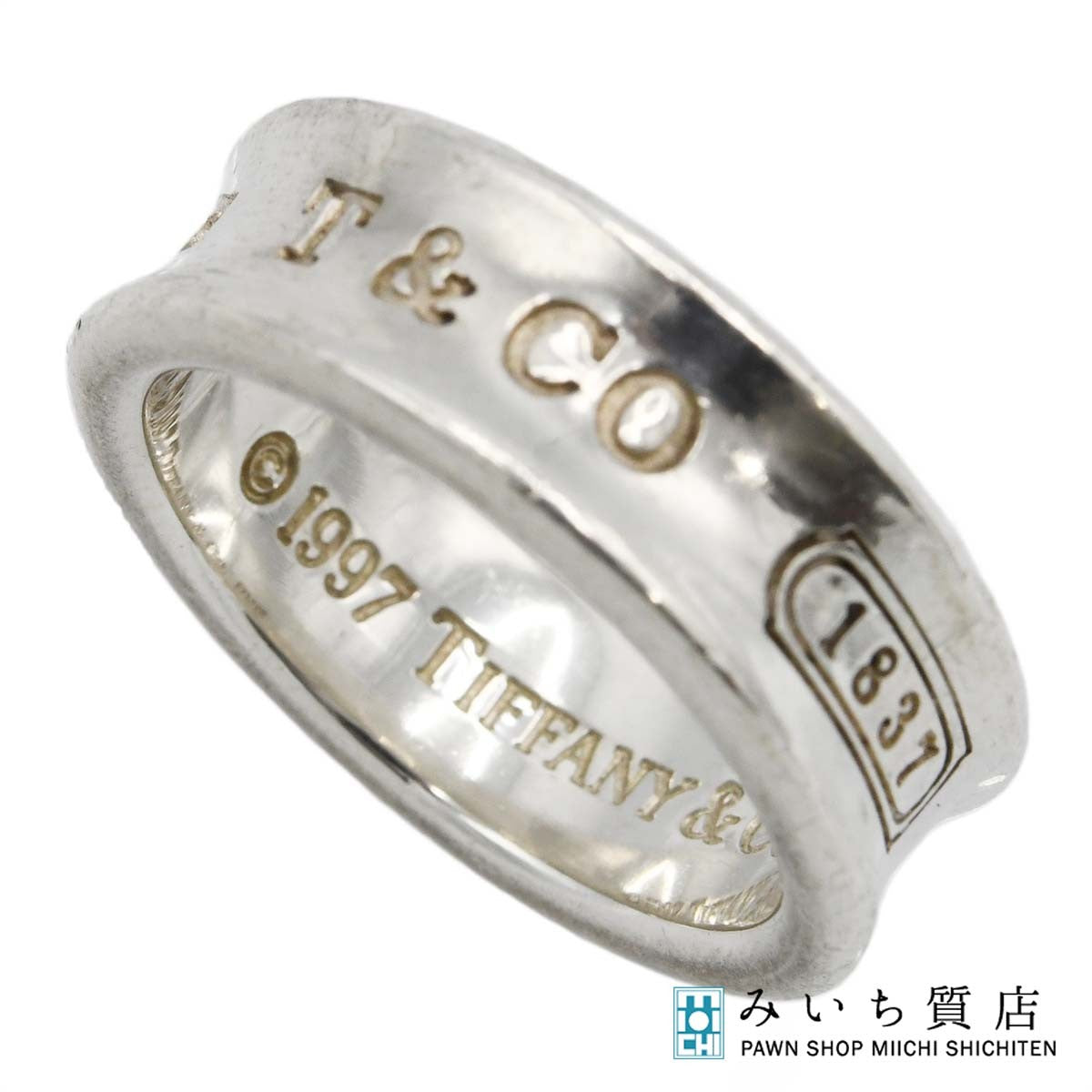 Tiffany & Co ナローリング 19号 1997 925 シルバーリング Yahoo!オークション -「1997」(ティファニー) (ブランド