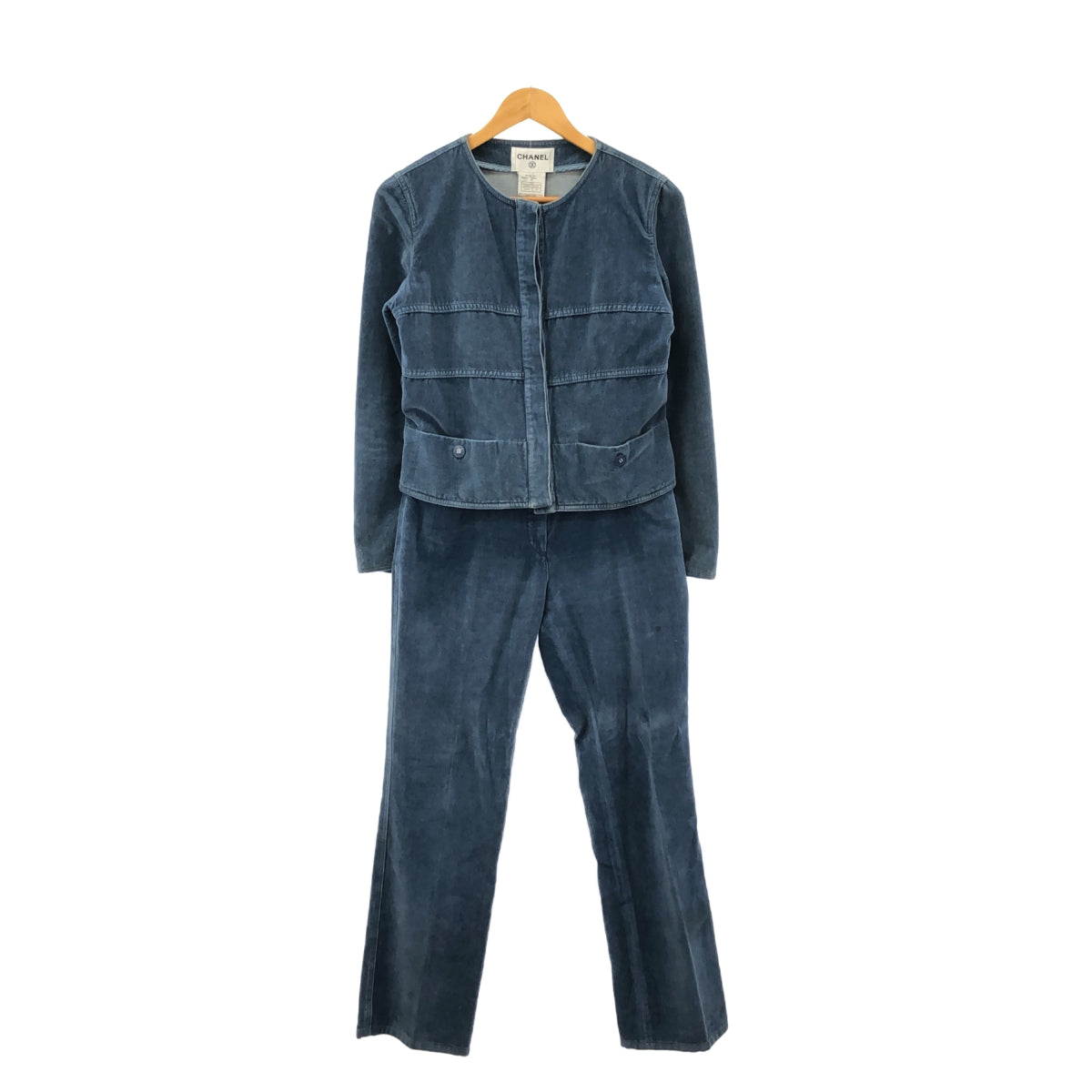 シャネル CHANEL ベロア セットアップ P20057V11559 02A