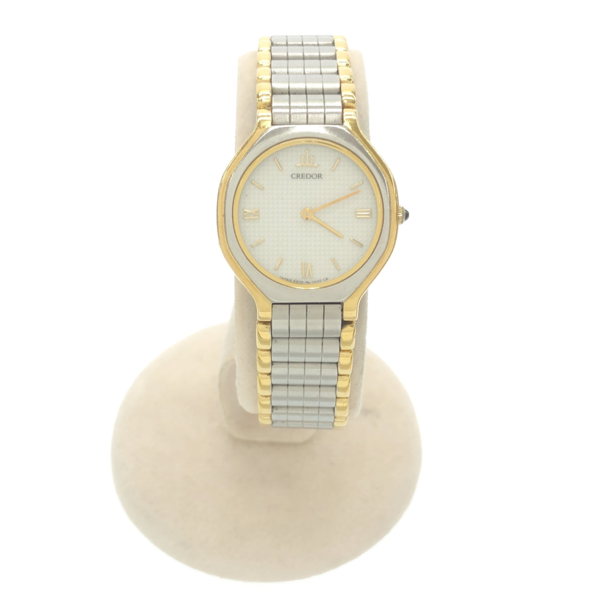 腕時計 稼働 SEIKO セイコー クレドール 4N70-0012 クォーツ 白色文字