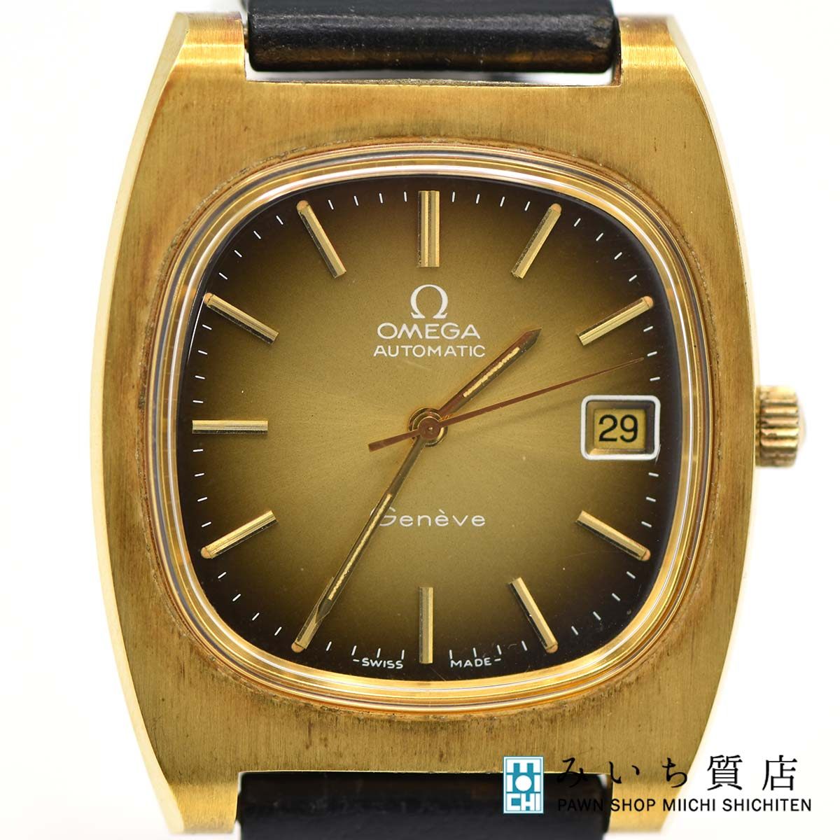 腕時計 稼働 OMEGA オメガ ジュネーブ Geneve 166.0190 cal.1012 自動