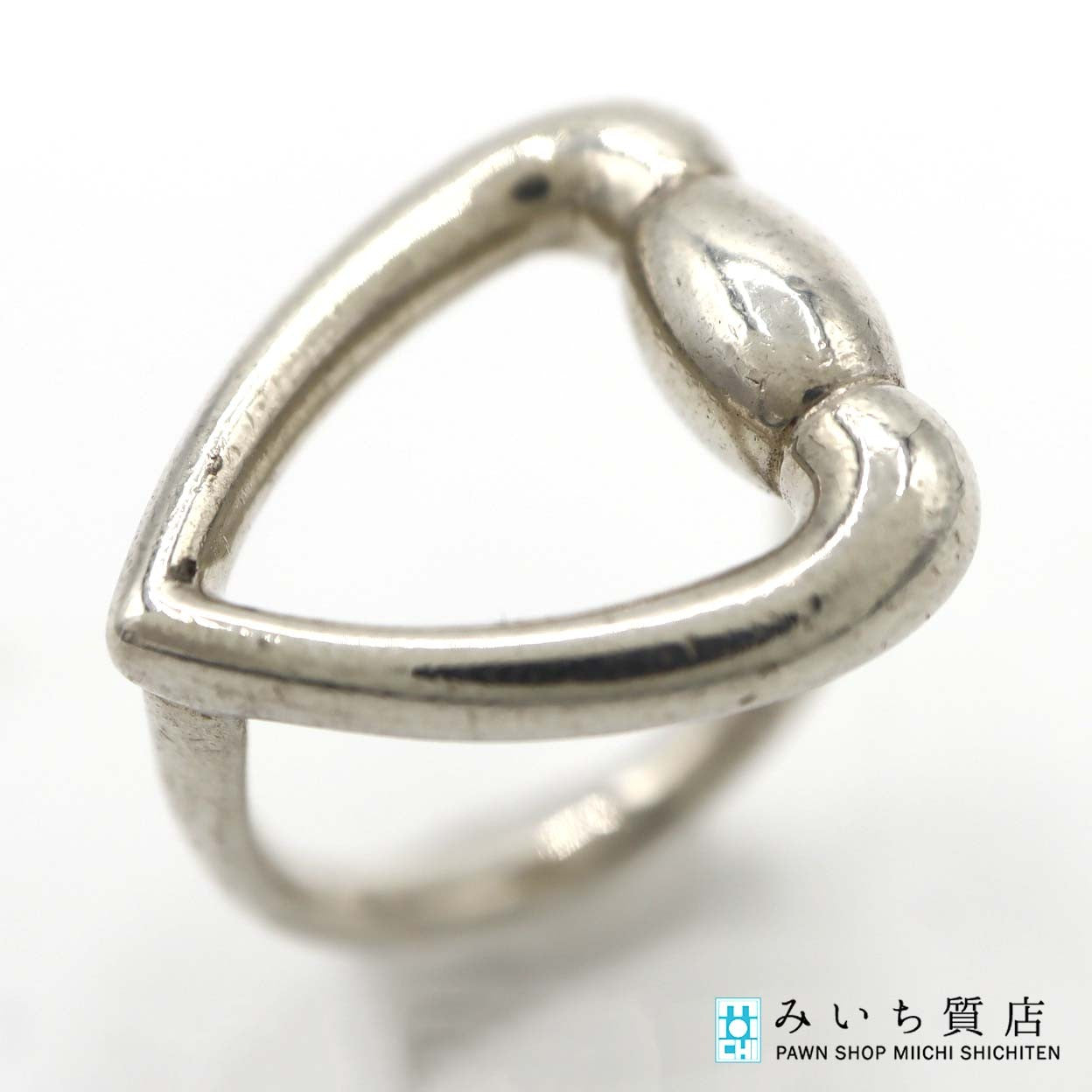 グッチ ホースビット ハート リング シルバー 925 10.5号 GUCCI グッチ リング ホースビット ハート 10.5号 シルバー 925 約8.7g