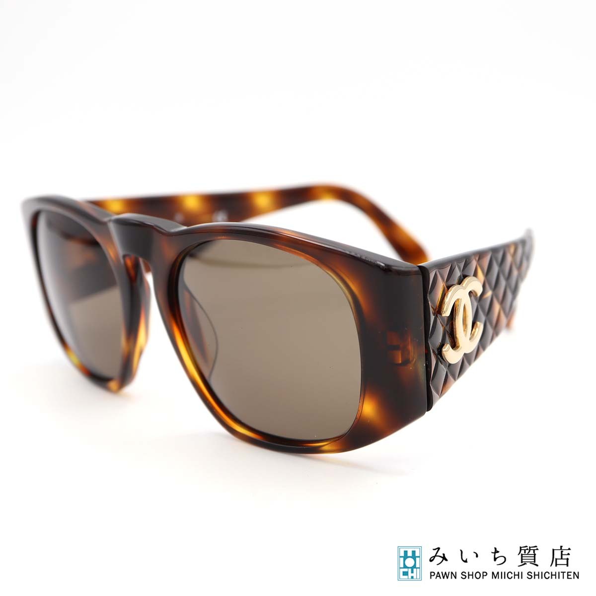 ☆CHANEL☆サングラス ブラウン べっ甲 09609 91235 収納ケース CHANEL シャネル サングラス 01450 91235 べっ甲柄 度なし