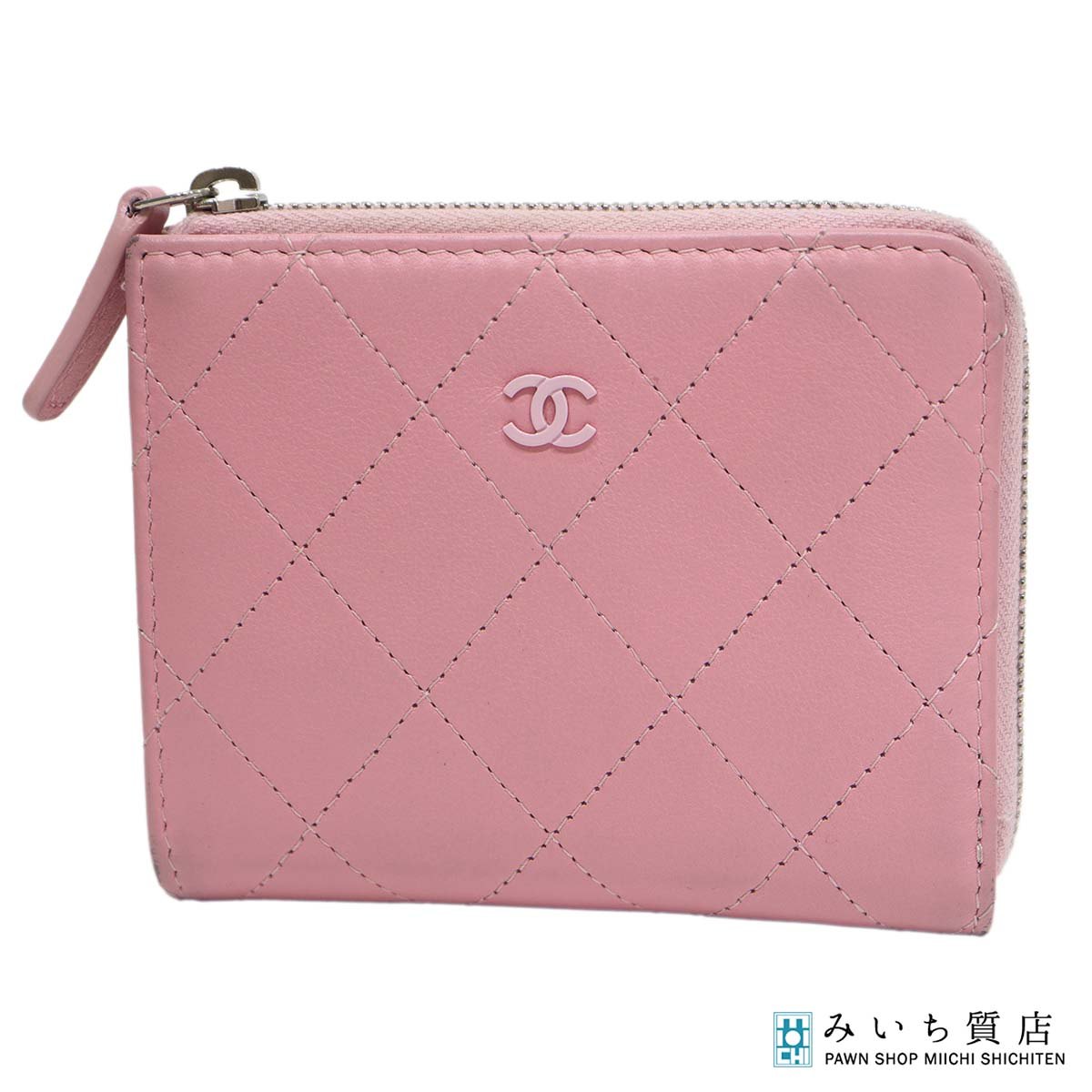 CHANEL シャネル AP4921 ココマーク ミニウォレット ジップウォレット