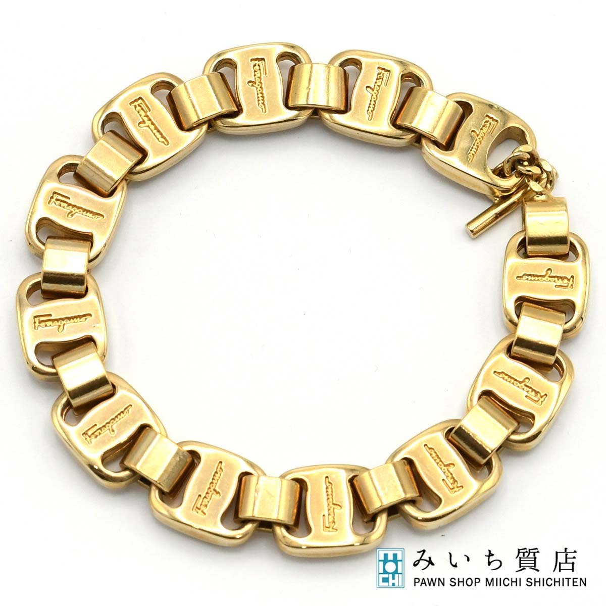 Salvatore Ferragamo ゴールドブレスレット 6822/01 Salvatore Ferragamo ゴールドブレスレット 6822/01 Salvatore