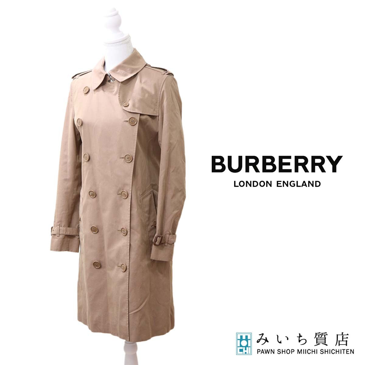 BURBERRY バーバリー 8010043 トレンチコート ダブルコート UK6
