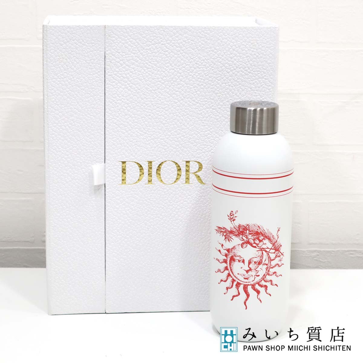 未使用 ディオール Dior ウォーターボトル 水筒 タンブラー ステンレスボトル 太陽 ホワイト 0.6L yo968 – みいち質店