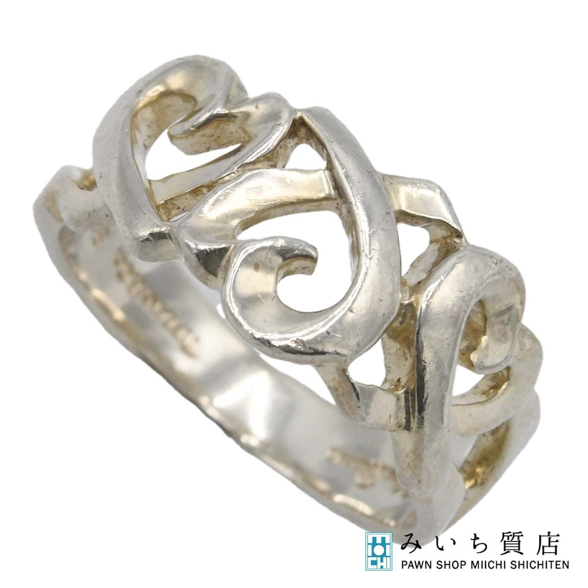 ティファニー　トリプルラビング　パロマピカソ　指輪　シルバー925 9.5号 ティファニー トリプルラビング パロマピカソ 指輪 シルバー925