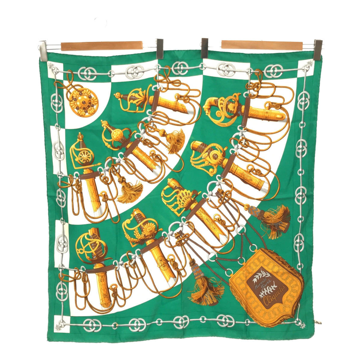 エルメス HERMES カレ90 大判スカーフ Cliquetis カチカチ 1x2IQHzFtL2Fdyn1RsoE9DyoA0vFJV