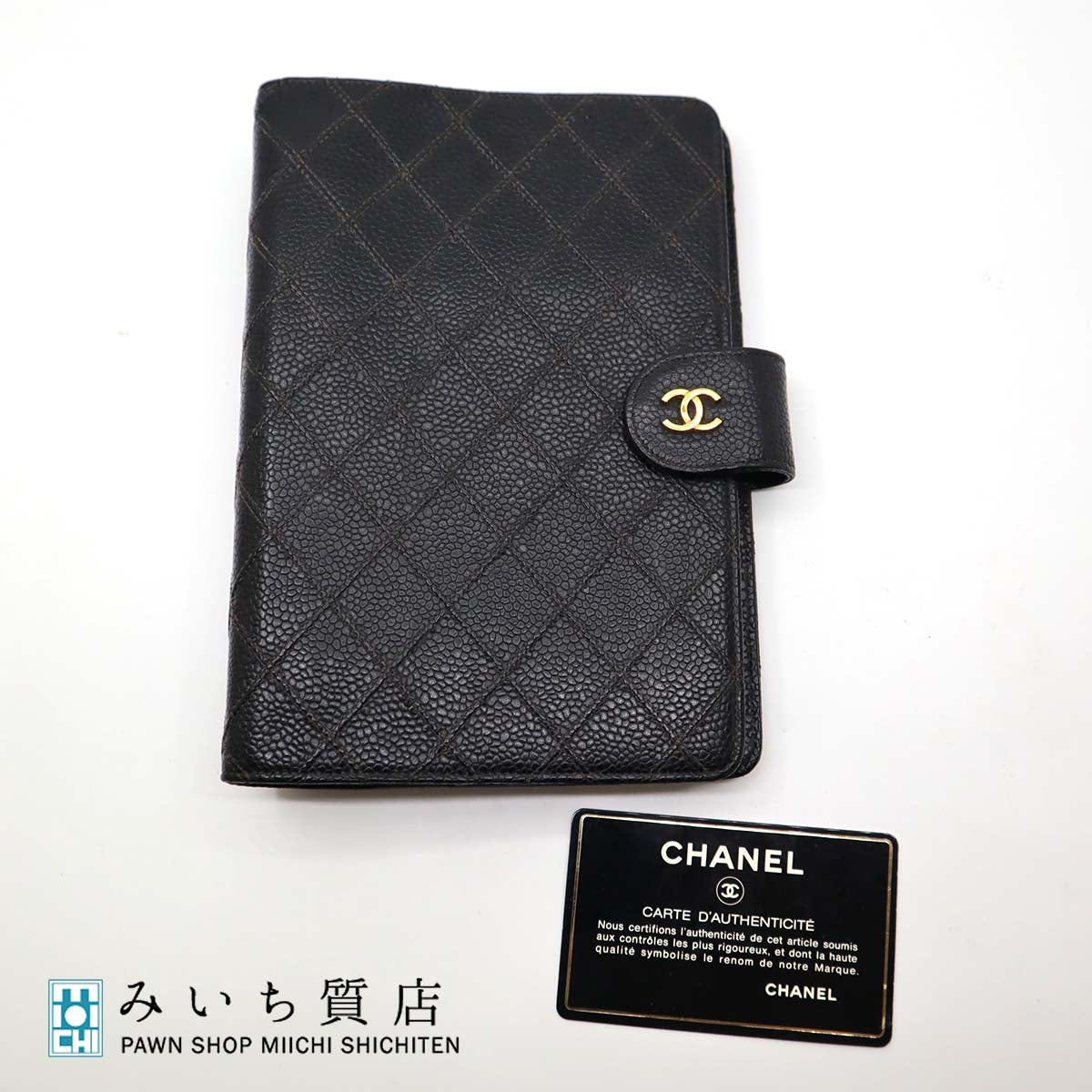 シャネル ココマーク キャビアレザー アジェンダカバー LOUIS VUITTON シャネル システム手帳カバー/アジェンダPM