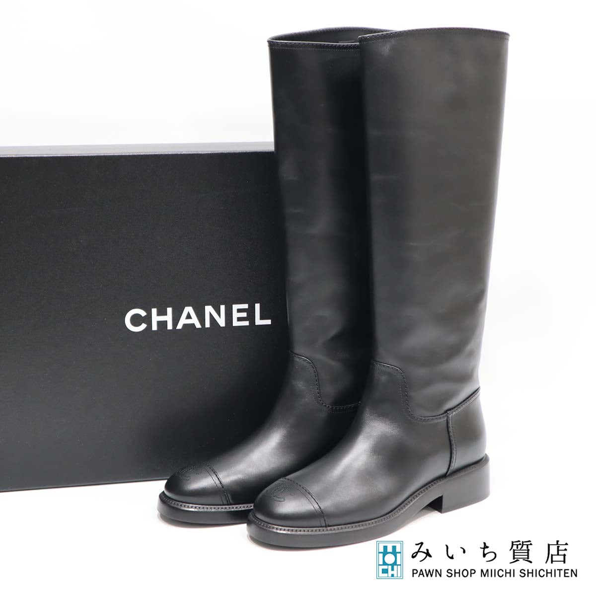 公式サイトの通販 CHANEL ロングブーツ 黒 - 靴