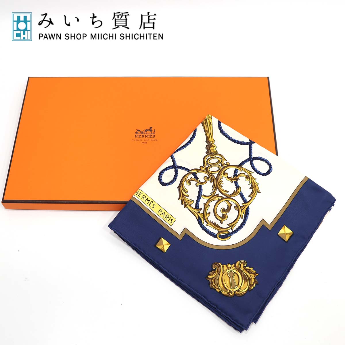 エルメス スカーフ 90  Hマーク HERMES 美品 エルメス スカーフ カレ 90 シルク 100％ FEUX