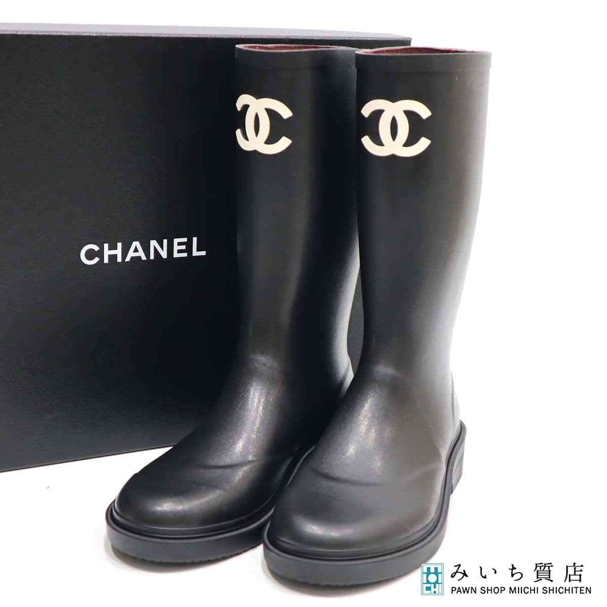 CHANEL シャネル レインブーツ39