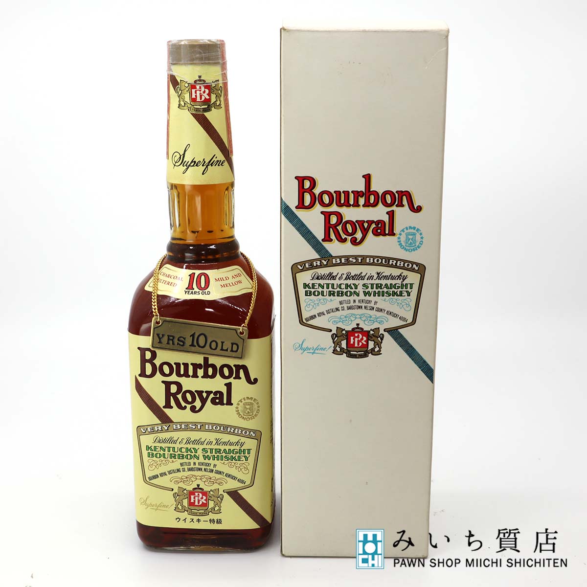 未開栓 お酒 ウィスキー バーボンロイヤル 10年 750ml 45度 Bourbon Royal 23k392-2 – みいち質店