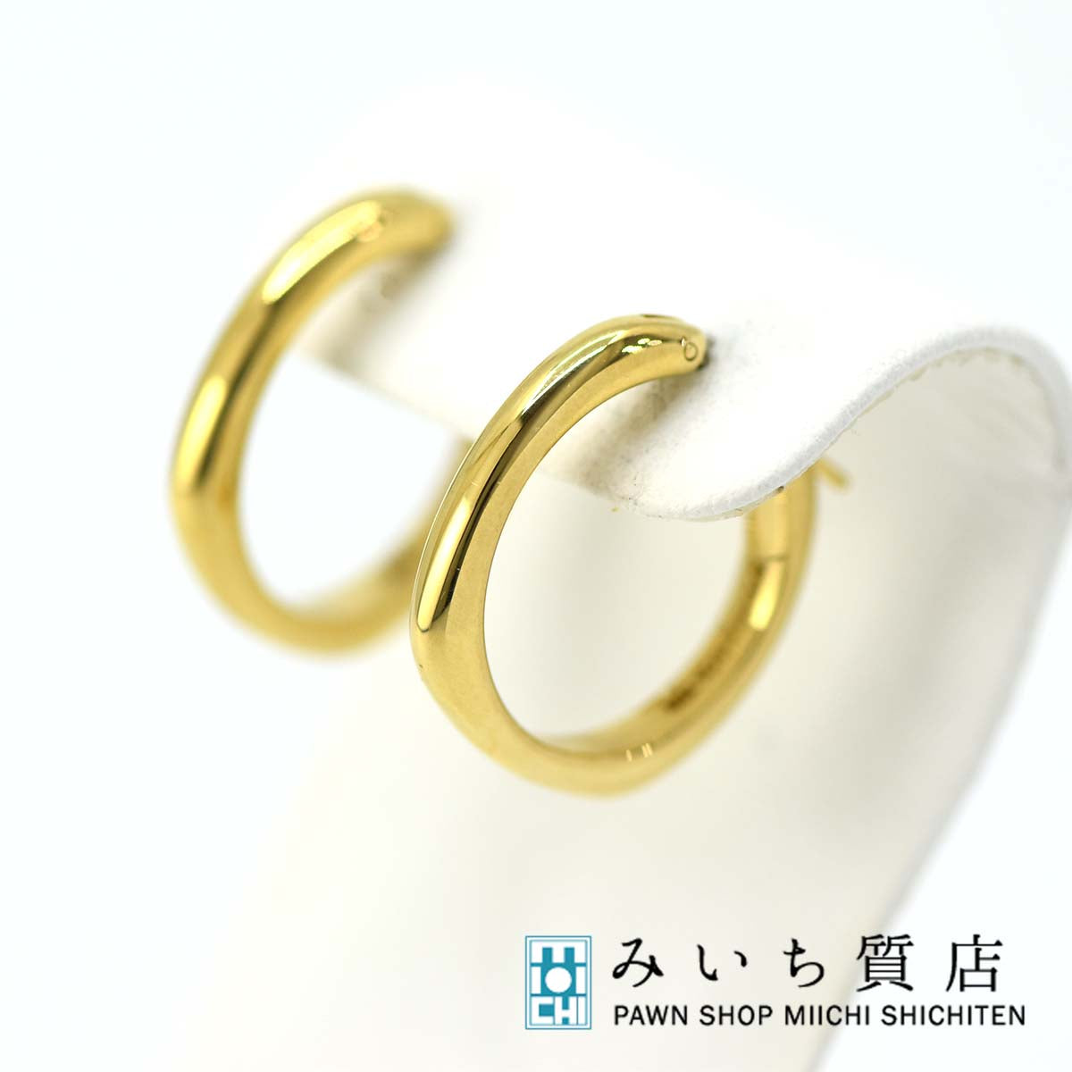 ティファニー クッション フープ ピアス TIFFANY＆Co. 750 10.4g