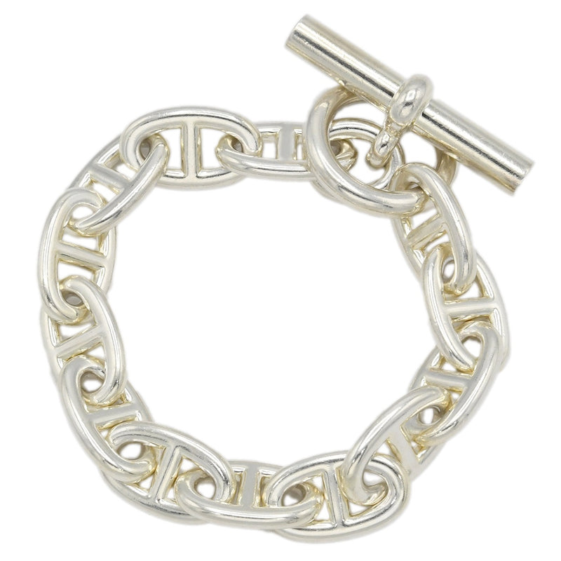 HERMES エルメス ブレスレット シェーヌダンクルTGM 13コマ Ag925 シルバー アクセサリー 約114g メンズ 24s1008-3