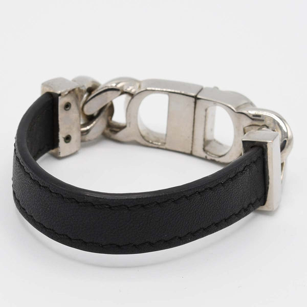 Christian Dior ディオール ブレスレット ブレス CDロゴ アクセサリー ブラック×シルバー色 メンズ 箱有 H18907