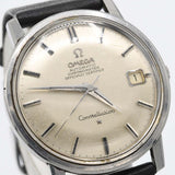 腕時計 稼働 OMEGA オメガ 168.010 cal.564 コンステレーション 自動巻き シルバー色文字盤 ベルト尾錠社外品 H21556