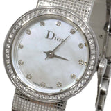 稼働 腕時計 Christian Dior ディオール ラ・ディドゥ ディオール D0.32ct CD041111M003 QZ シェル文字盤 付属品有 2026.8月電池 H22791