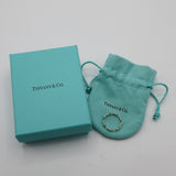 TIFFANY＆Co. ティファニー インフィニティ ナロー リング バンドリング 指輪 Ag925 シルバー 約16号 アクセサリー レディース 箱有 25k356-2