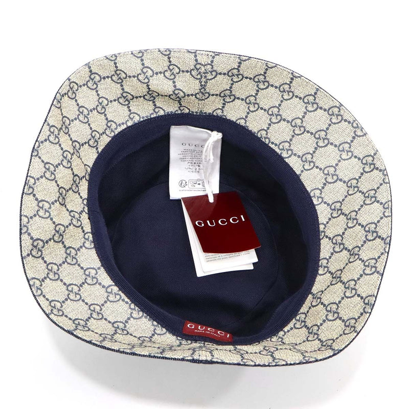 GUCCI グッチ レーザー デニム バケットハット 803042 3HA5W サイズM