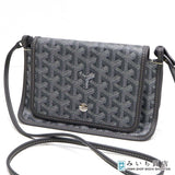 GOYARD ゴヤール プリュメ PLUMET ショルダーバッグ グリス グレー ポーチウォレット 袋 ストラップ 26k13-2