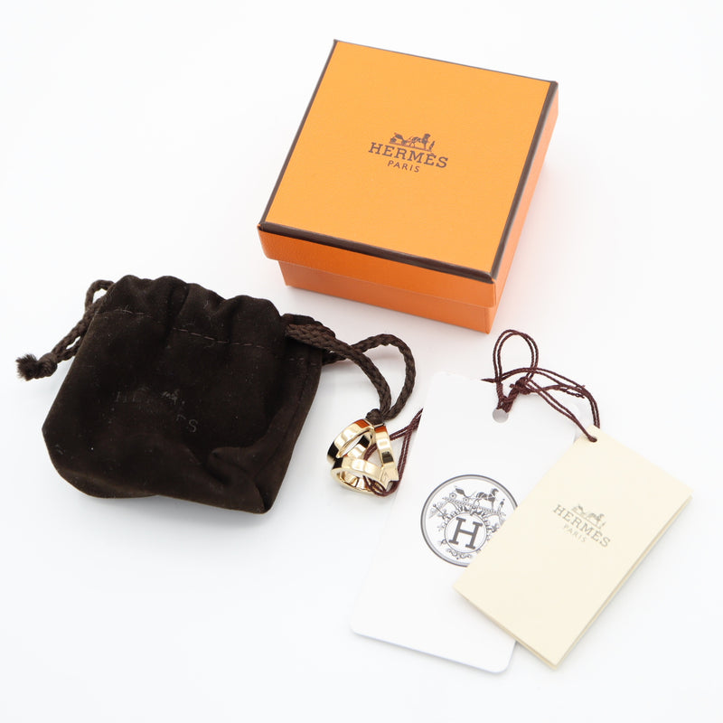 未使用 HERMES エルメス スカーフリング ミニ・トリオ ツイリー GP ゴールドカラー アクセサリー 箱有 H17376
