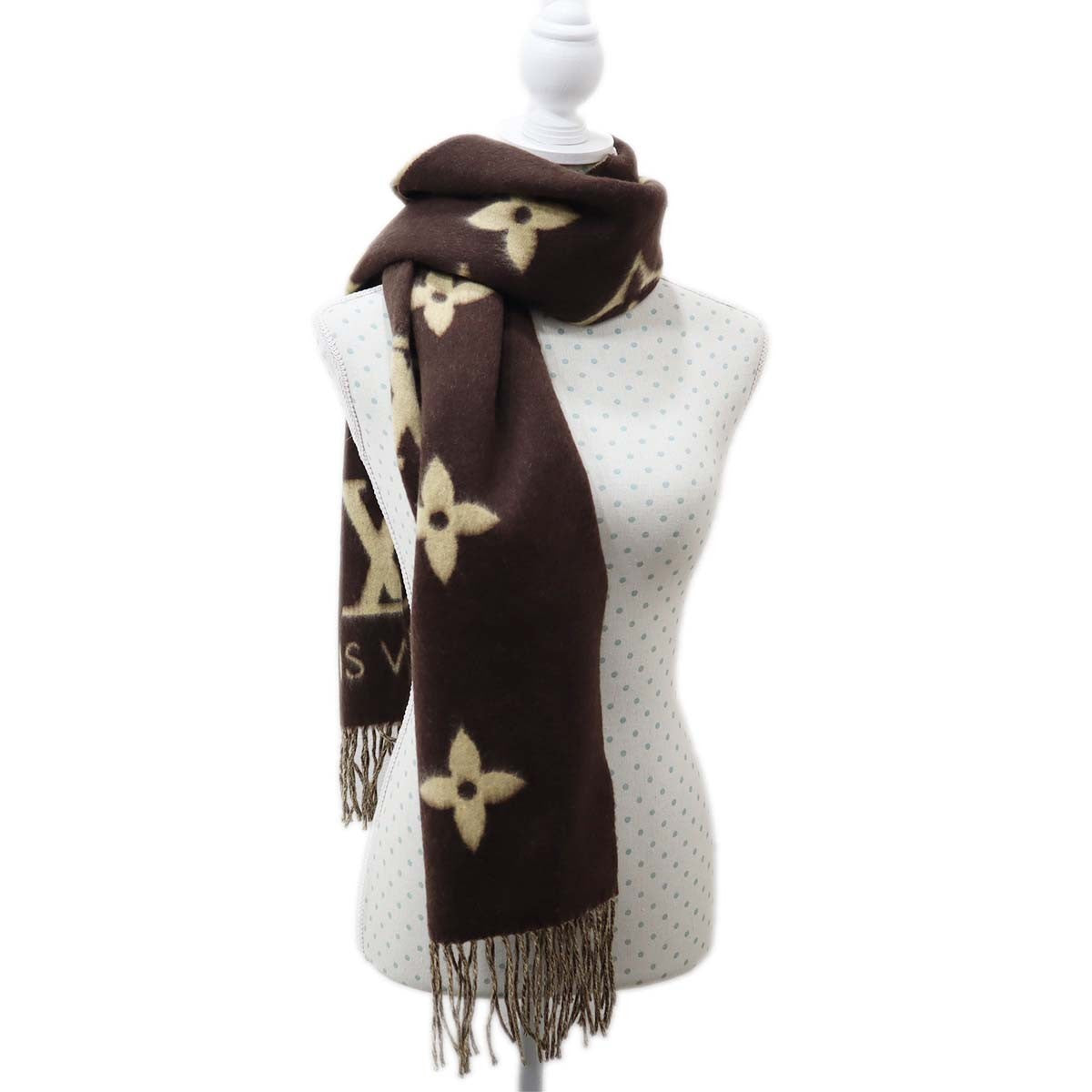 ルイヴィトン LOUIS VUITTON マフラー モノグラム レイキャビック エシャルプ M71041 カシミヤ 0NuxtufGop3OUr3mtBopdRR0pv7gKN
