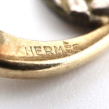 HERMES エルメス リング ヴィンテージ 10号 約7.3g ゴールド 18K シルバー アクセサリー H17921