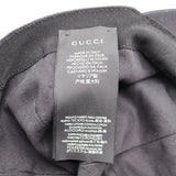 GUCCI グッチ キャップ M 58cm ラブ ロゴ ブラック 帽子 服飾小物 H20590