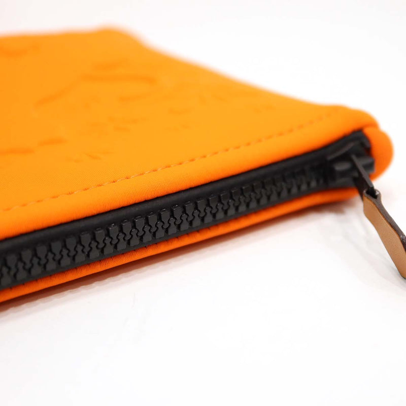 HERMES エルメス ネオバン レオパード トゥルースフラットPM ポリアミド エラスタン オレンジ色 箱あり M4038