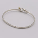 TIFFANY＆Co. ティファニー ブレスレット フック&アイ バングル 750 925 約9.3g アクセサリー レディース H19018