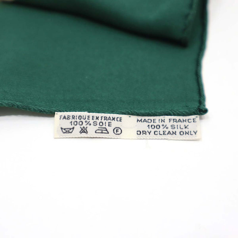 HERMES エルメス スカーフ カレ70 LA FRANCE シルク100％ グリーン H18947-4