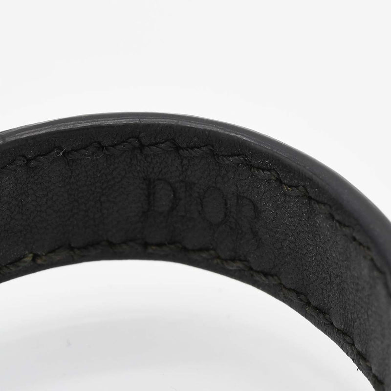 Christian Dior ディオール ブレスレット ブレス CDロゴ アクセサリー ブラック×シルバー色 メンズ 箱有 H18907