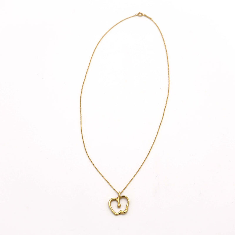 TIFFANY&Co. ティファニー ネックレス エルサペレッティ アップルペンダント ゴールド 750 4g アクセサリー H17910