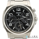 稼働 腕時計 SEIKO セイコー 4S27-00B0 ブライツ レトログラード 自動巻き クロノグラフ 黒文字盤 H18845