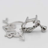 Christian Dior ディオール イヤリング ハート アロー シルバーカラー アクセサリー レディース 保管袋有 M2420