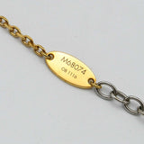 LOUIS VUITTON ルイヴィトン LV ネックレス M68074 ゴールドカラー×シルバーカラー コンビ アクセサリー ok947