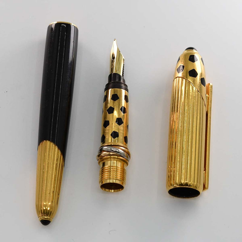Cartier カルティエ 万年筆 パンテール ドゥ ペン先750 文房具 筆記用具 筆記未確認 H19375