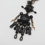 PRADA プラダ チャーム クロコ ロボット 人形 バッグチャーム ブラック 袋 J839