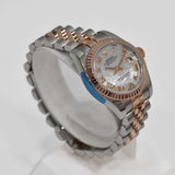 稼働 腕時計 ROLEX ロレックス デイトジャスト 179171NR 自動巻き SS/K18PG ホワイトシェル文字盤 ケース有 H21873