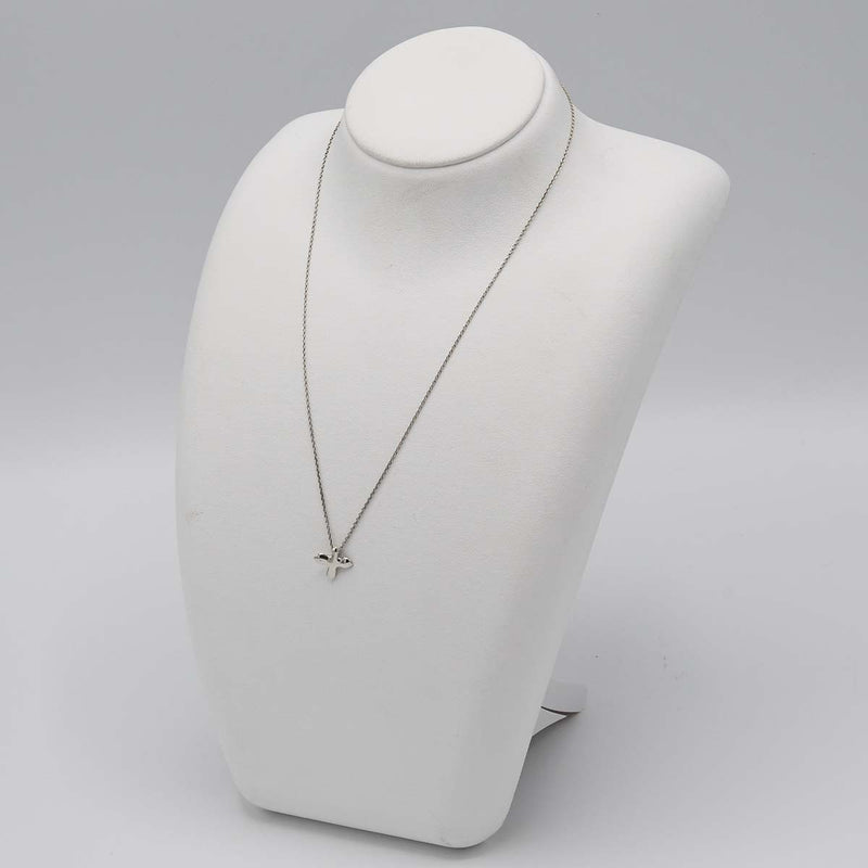 TIFFANY＆Co. ティファニー バードクロス ネックレス ペンダント STERLING シルバー 約1.8g アクセサリー ok775