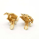 Christian Dior ディオール ゴールドフィッシュ イヤリング ネックレス セット フェイクパール アクセサリー まとめ ケースあり hi28