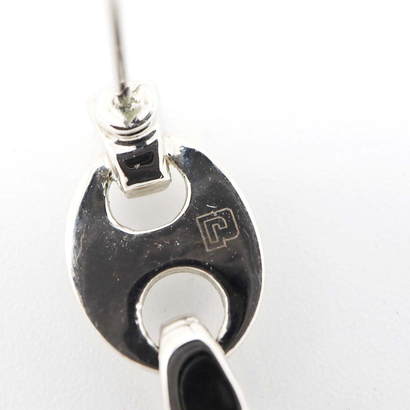 Paco Rabanne パコ ラバンヌ チェーン ピアス シルバー 約11.0g 箱袋あり M4361