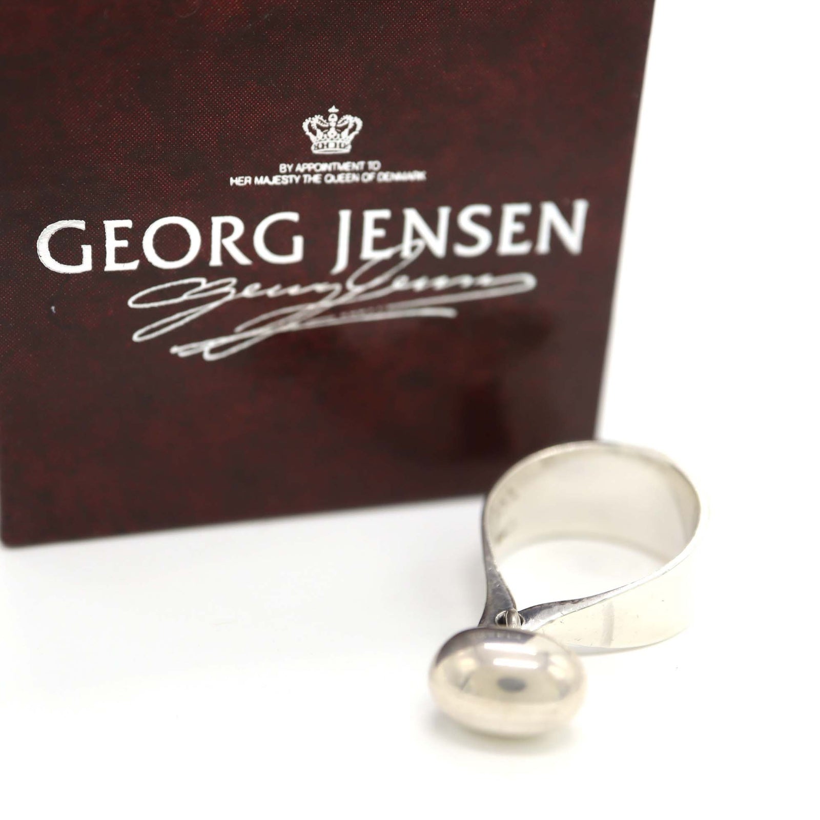 希少 Georg Jensen ジョージジェンセン リング 156 ヴィヴィアンナ 
