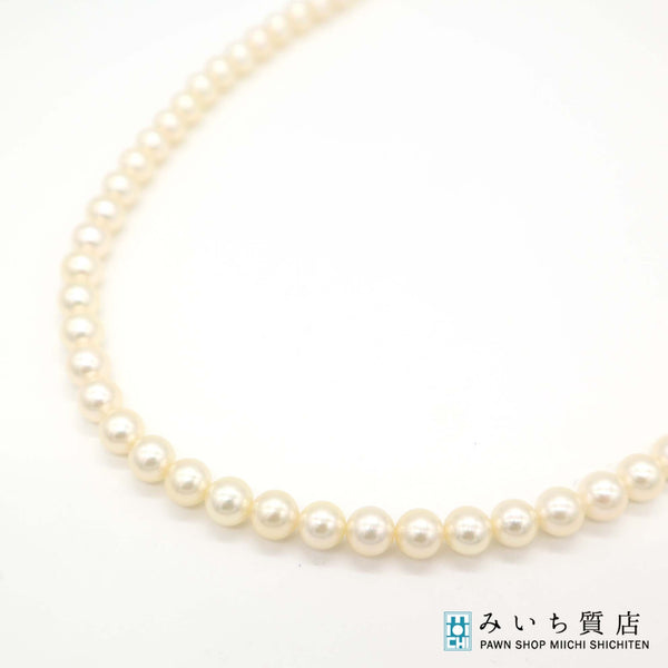 TASAKI タサキ あこや真珠 ロング パール ネックレス 7.5-8.0㎜ シルバー金具 アクセサリー so2