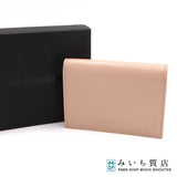 JIL SANDER ジルサンダー カードケース ピンクベージュ 名刺入れ 箱袋あり H24019