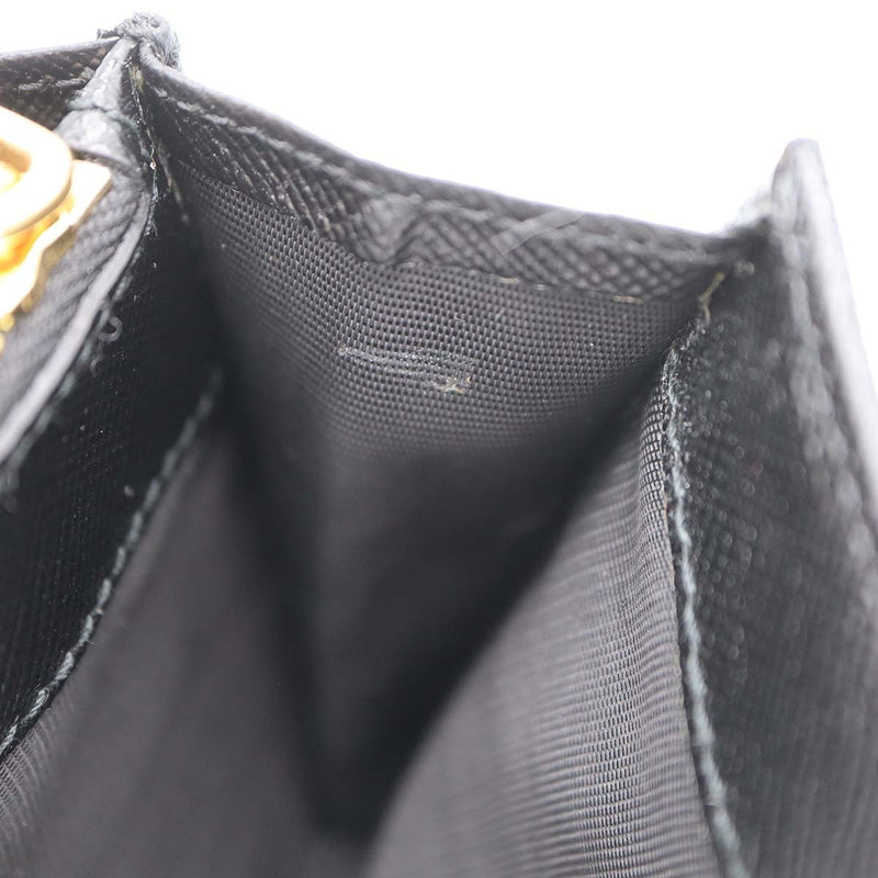 PRADA プラダ 長財布 1M1219 ビジュー ウォレット 黒 ブラック レディース 箱あり ok1180