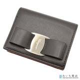 Salvatore Ferragamo フェラガモ ウォレット 二つ折り財布 ミニウォレット ブラウン×ピンク ok874